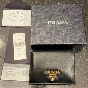 Black Prada Wallet in good condition